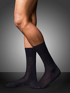 Элегантные носки из шерсти и полиамида Falke 14449 №7 Wool (муж.) Черный (3000)